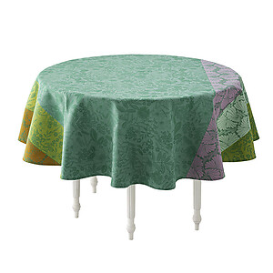 Le Jacquard Francais Cottage Green Cotton Table Linens