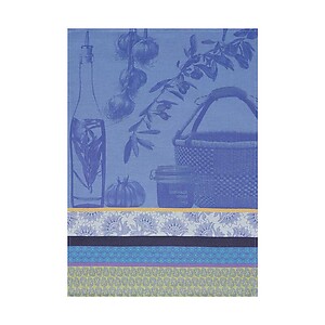 Le Jacquard Francais Saveurs de Provence Lavender Blue Cotton Tea Towel
