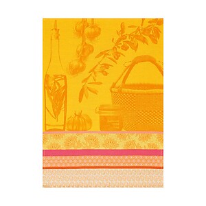 Le Jacquard Francais Saveurs de Provence Lemon Cotton Tea Towel