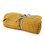 Schlossberg Stay Honey Cotton Waffle Blanket 