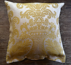 SDH Dorset Dijon Yellow Linen Decorative Pillow
