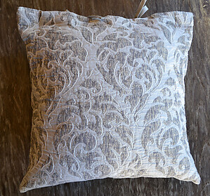 SDH Genoa Textured Pearl Silver Decorative Pillow