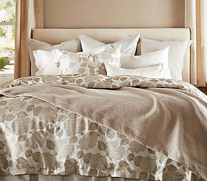 SDH Hydrangea Oyster Luxury Bedding and Sheets