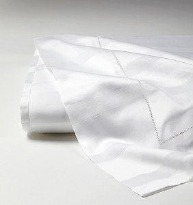 SFERRA Giza 45 Stripe Sheets & Bedding, White or Ivory