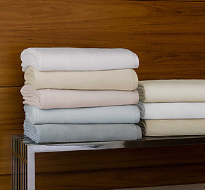 Sferra St. Moritz Blankets - Brushed Cotton