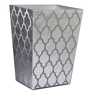 Mike & Ally Arabesque Silver Leaf Bath Accessories 