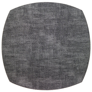 Bodrum Allure Smoke Grey Elliptic Easy Care Place Mats - Set of 4