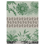 Le Jacquard Francais Soleil au Jardin Green Cotton Tea Towel