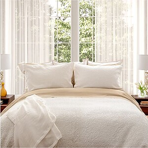 St Geneve Athena Alabaster Jacquard Bedding