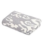 Kashwere Half Throw Blanket Damask Stone & Cream