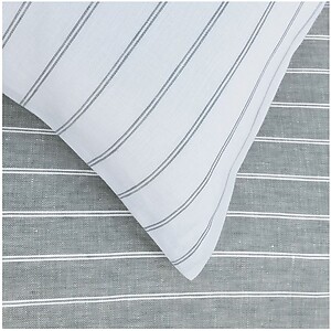 St Geneve Linea Shale Bedding: Tranquil Elegance in Linen