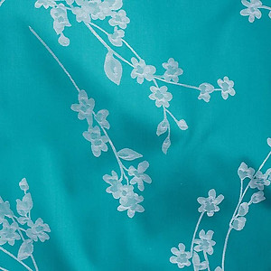 St Geneve Annette Teal Floral Bedding