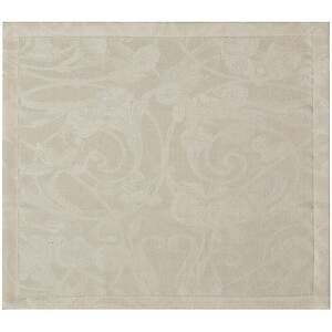 Le Jacquard Francais Tivoli Wheat Tan Floral Table Linens