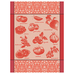 Le Jacquard Francais Tomates Red Cotton Tea Towel