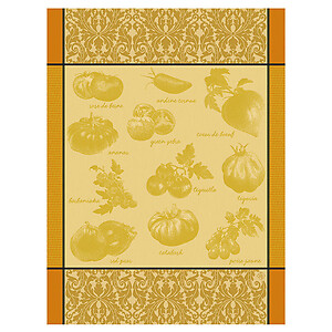 Le Jacquard Francais Tomates Yellow Cotton Tea Towel