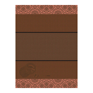 Le Jacquard Francais Tsar Brown Cotton Hand Towel