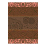 Le Jacquard Francais Tsar Brown Cotton Tea Towel
