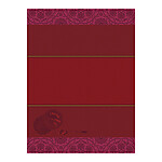 Le Jacquard Francais Tsar Red Cotton Hand Towel