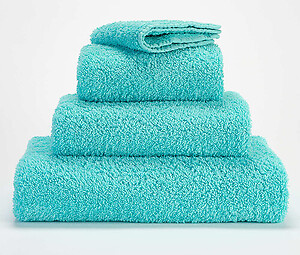 Abyss Super Pile Towels Turquoise Color 370