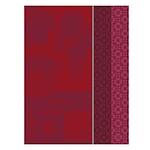 Le Jacquard Francais Vin en Grappe Red Cotton Tea Towel
