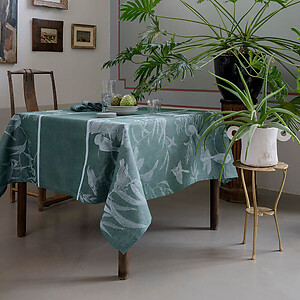 Le Jacquard Francais Voliere Green Table Linens