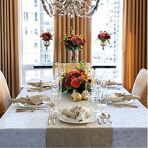 Elevate Your Dining with St Geneve Tivoli's Italian Cotton Table Linens