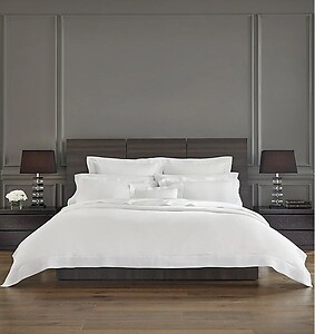 Indulge in Luxury with Sferra Classico White Linen Sheets