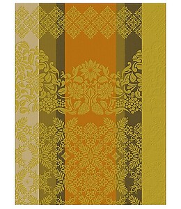 Le Jacquard Francais Mumbai Yellow Cotton Tea Towel