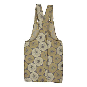 Le Jacquard Francais Yukata Beige Cotton Apron