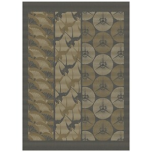 Le Jacquard Francais Yukata Beige Cotton Tea Towel