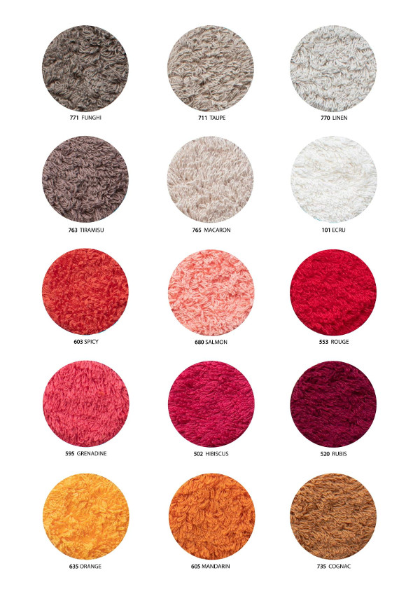 Abyss Towels Color Chart