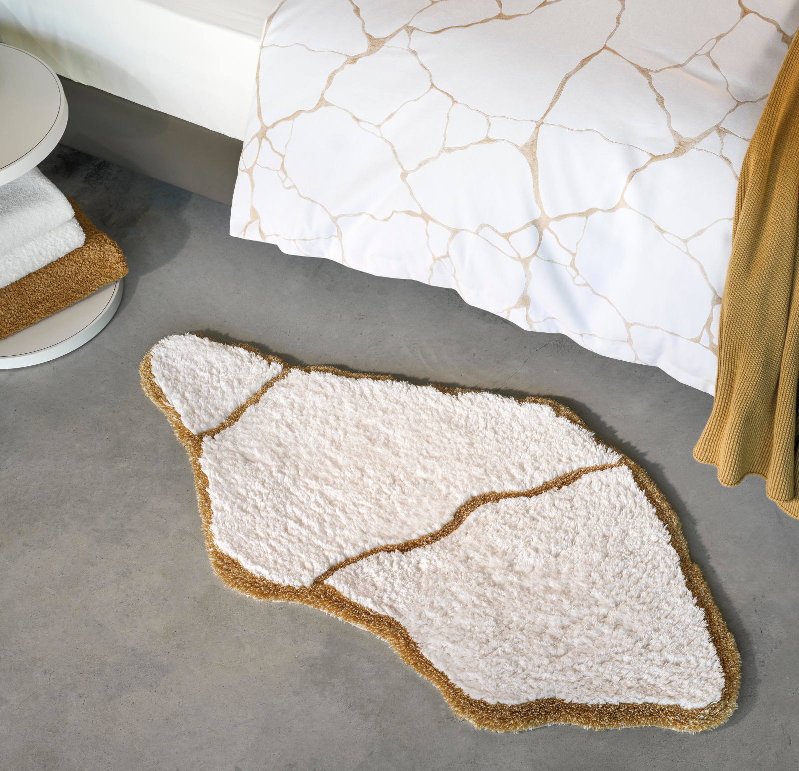 Abyss Throw Rug Abyss Habidecor Jess Bath Rug - Organic Elegance