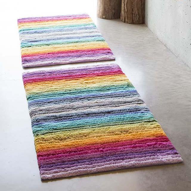 Abyss Habidecor Larry Striped Bath Rug J Brulee Home