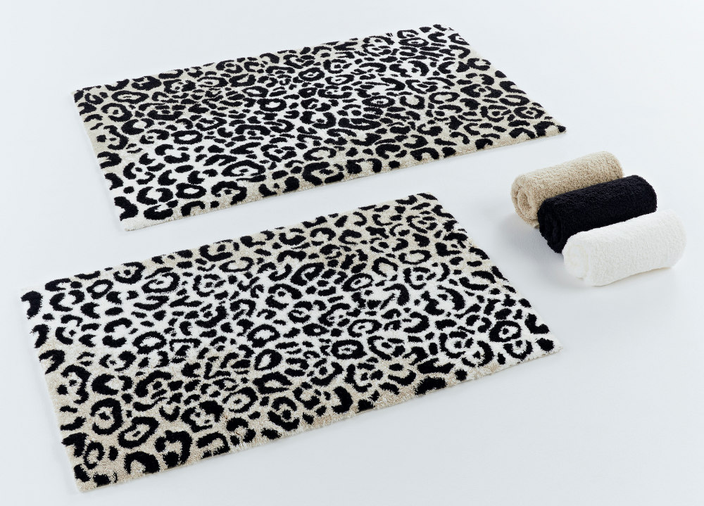 Abyss Habidecor Leopard pattern bath rugs & mats J Brulee Home