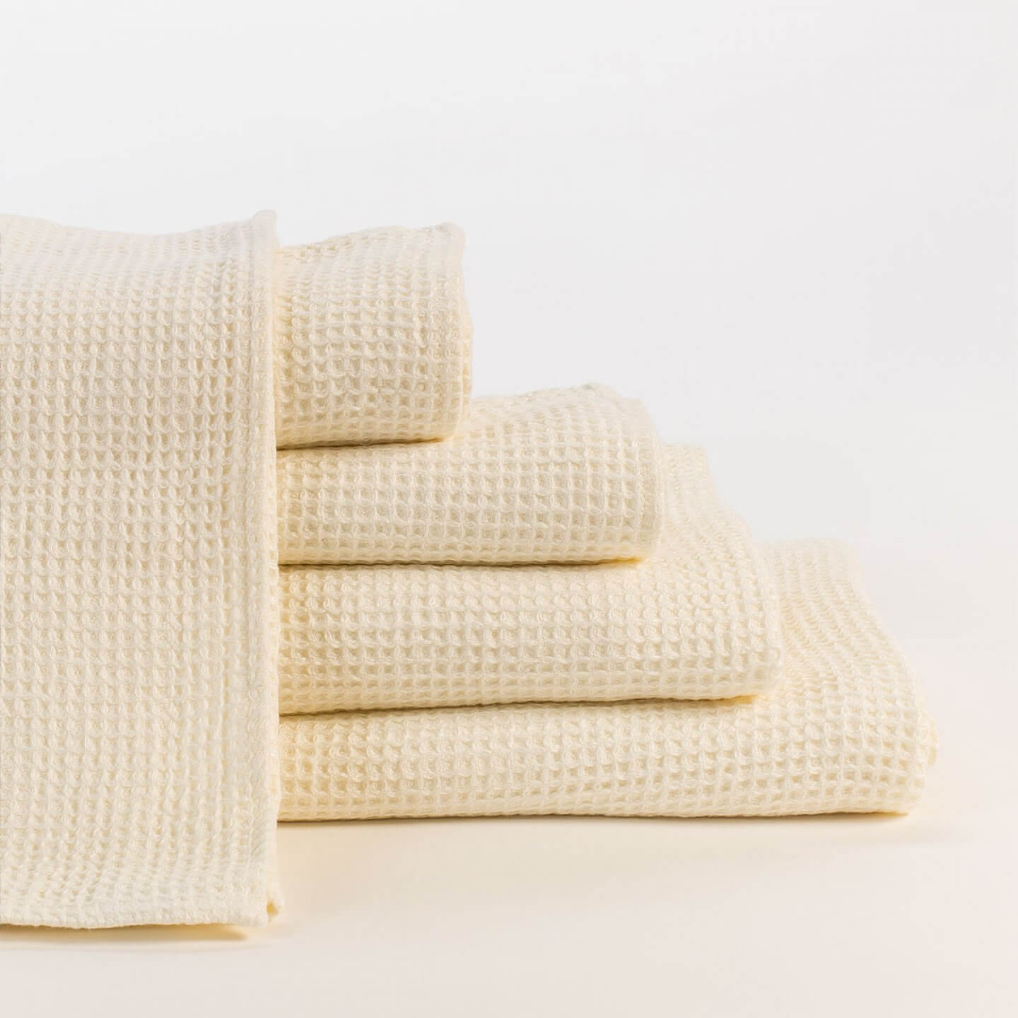 Linen Waffle Towels Anichini Lukina J Brulee Home