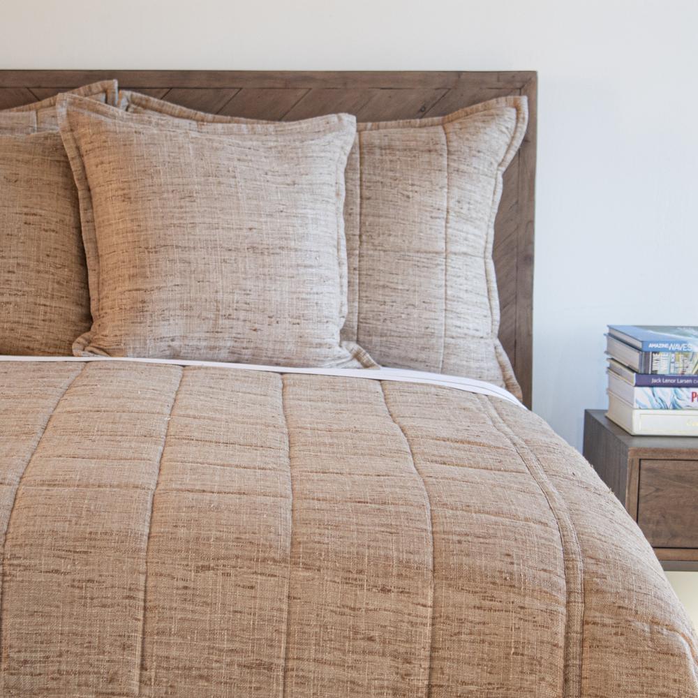 Ann Gish Wild Raw Silk Coverlets, Pillows & Bedding J Brulee Home