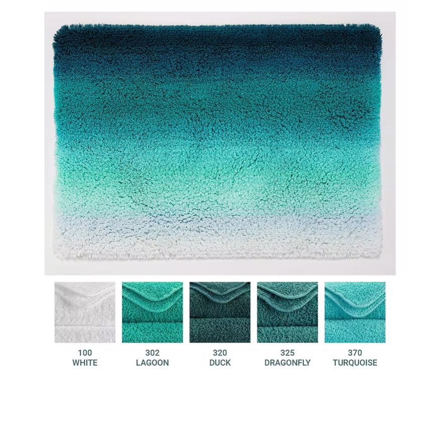 Aurore Duck Green Bath Rug - Plush & Nature-Inspired