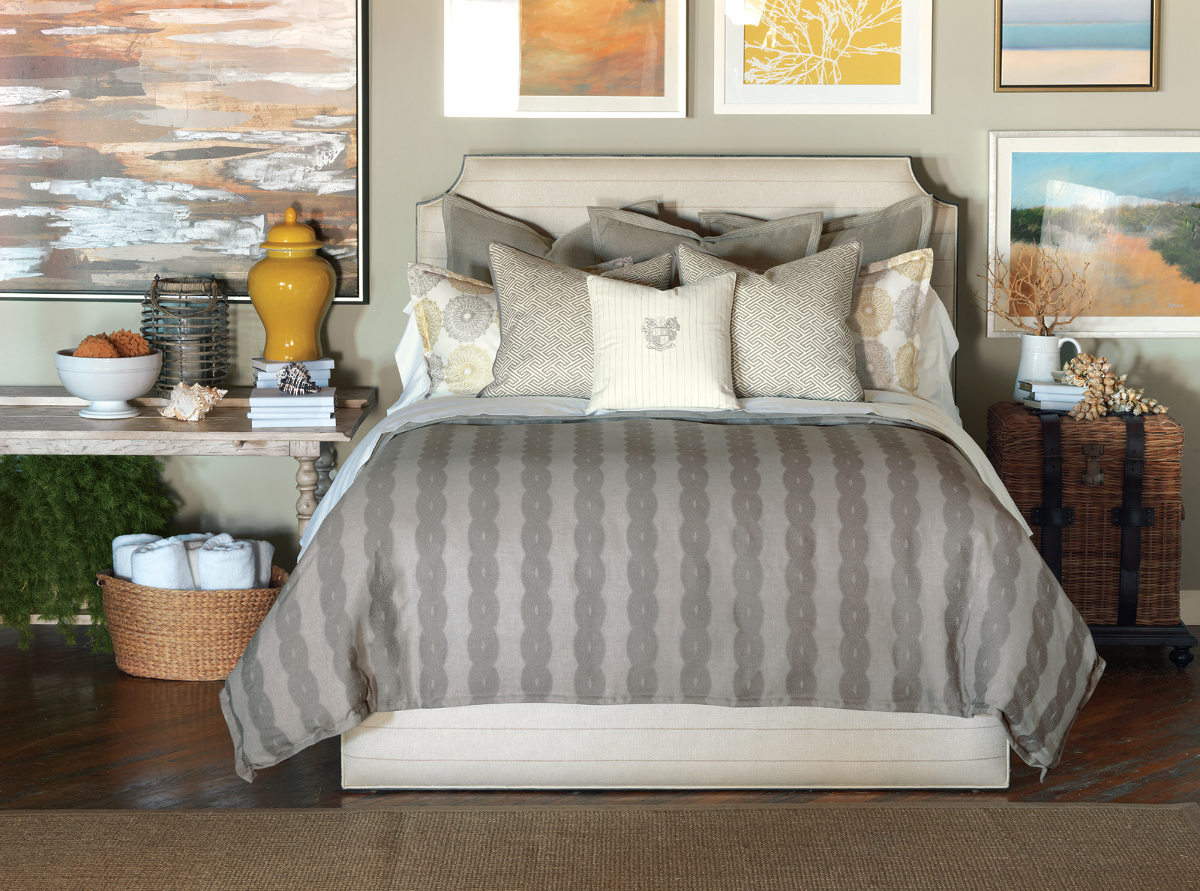 Gray Contemporary Bedding Sets. Barclay Butera Bedding Naples