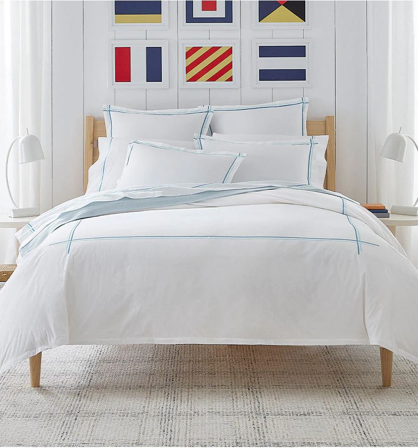 Experience Tranquil Luxury with Sferra Tratto Bedding