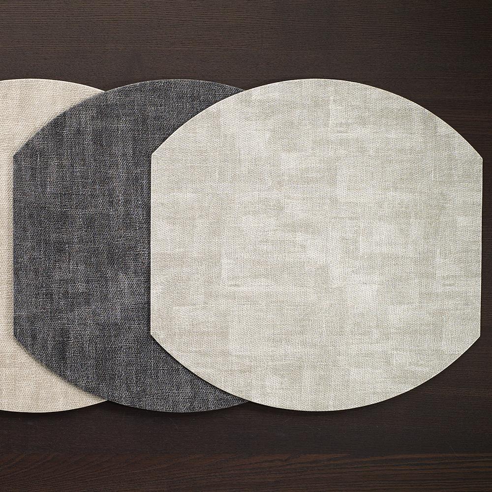 Bodrum Luster Granite Elliptic Easy Care Place Mats Set of 4