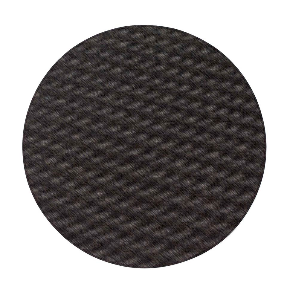 Bodrum Pronto Walnut Brown Round Easy Care Placemats Set of 4