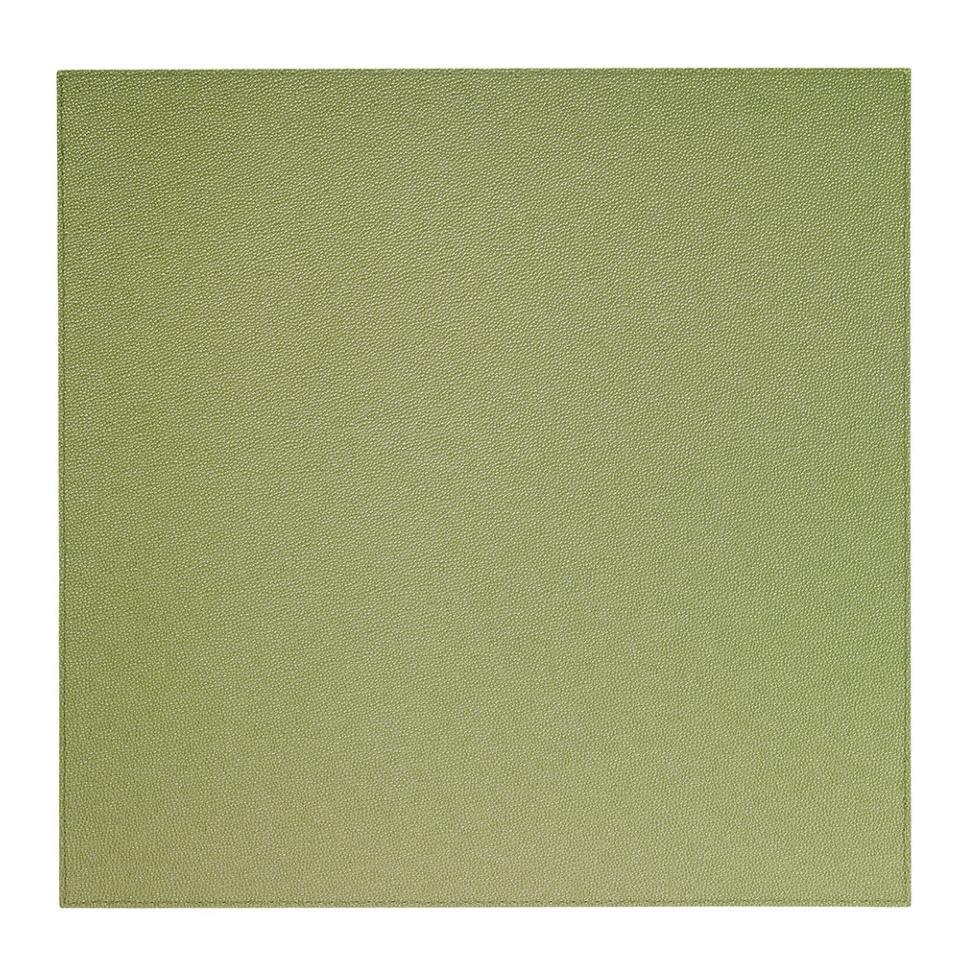 Bodrum Skate Willow Green Square Easy Care Placemats Set of 4