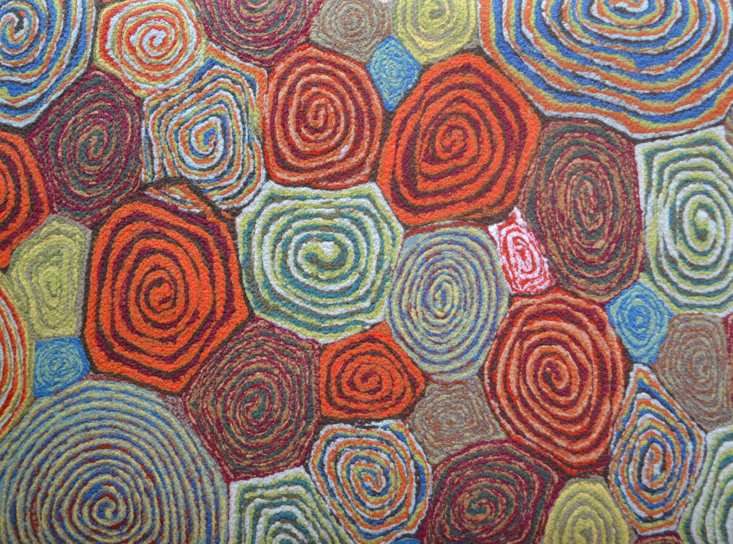 Giant Swirls Rectangle Felt Placemats Lamontage by Liora Manne