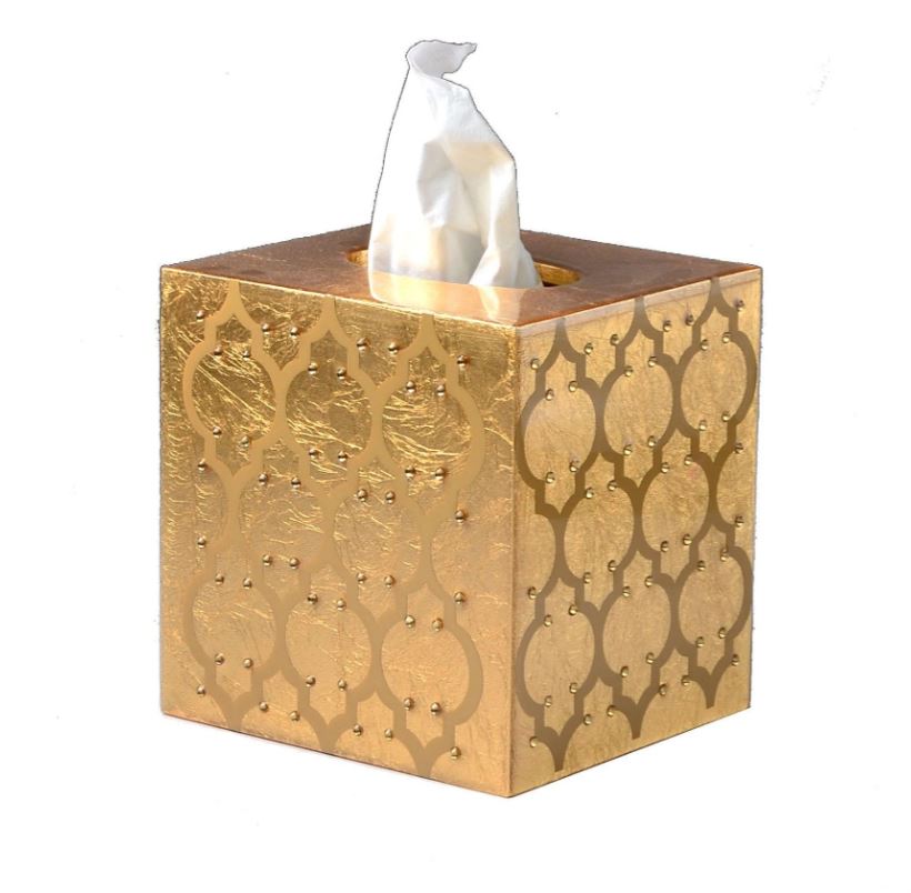 Mike & Ally Arabesque Gold Leaf Bath Accessories