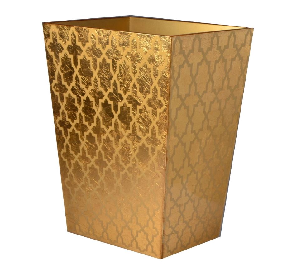 Mike & Ally Arabesque Gold Leaf Bath Accessories