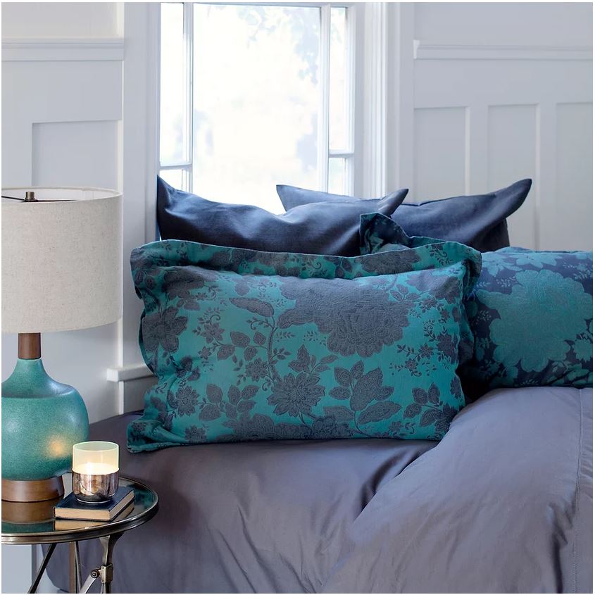 Floral Jade Green Bedding. St Geneve Gia Jade J Brulee Home
