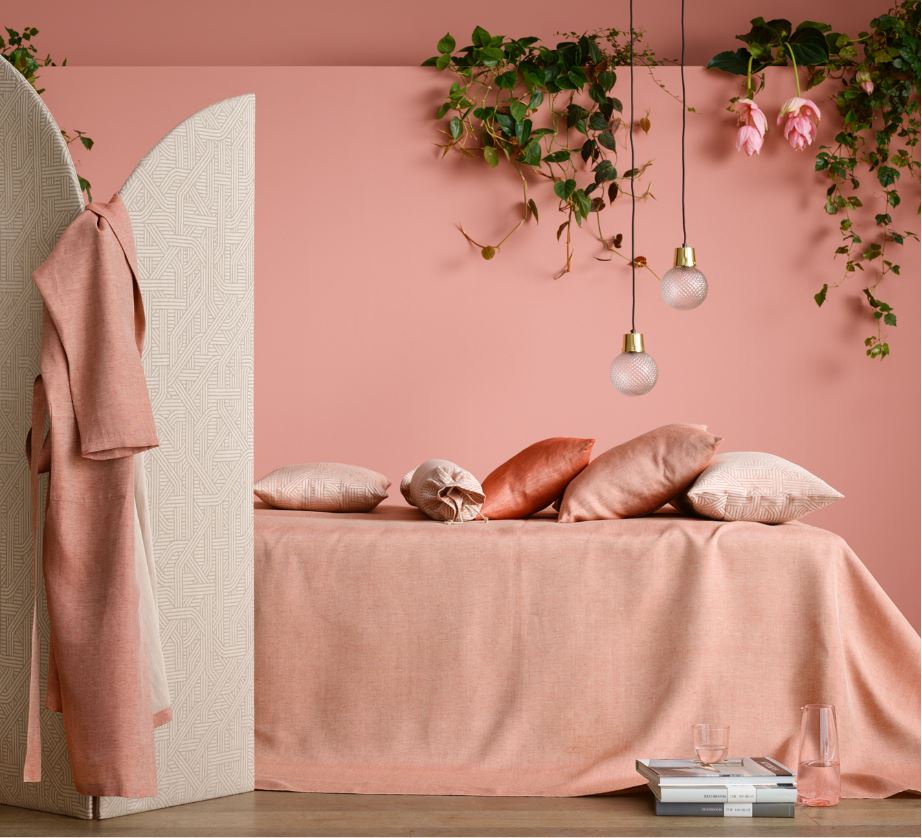 Leitner Metro Pattern Linen Bedding & Table Linens J Brulee