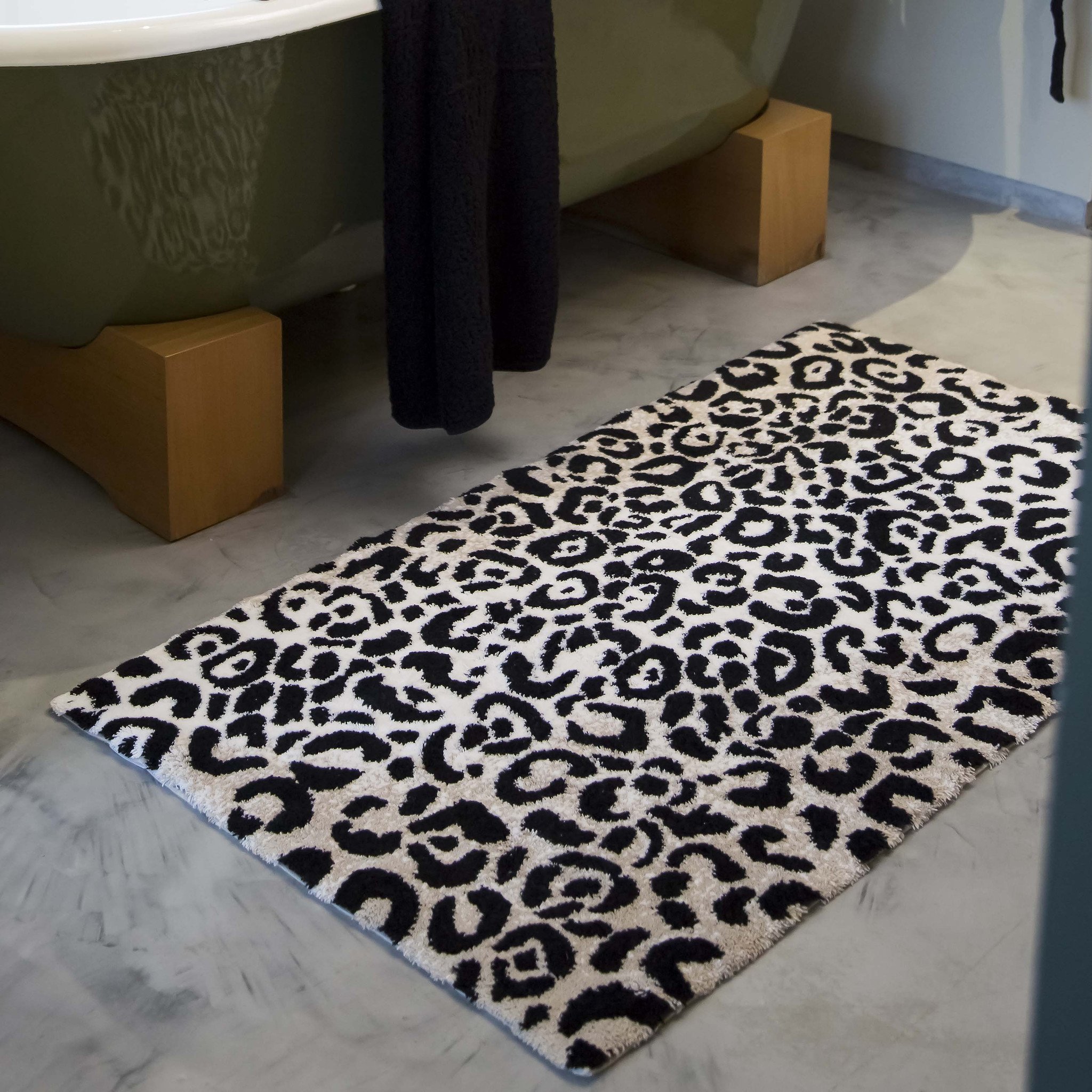 Abyss Habidecor Leopard pattern bath rugs & mats J Brulee Home