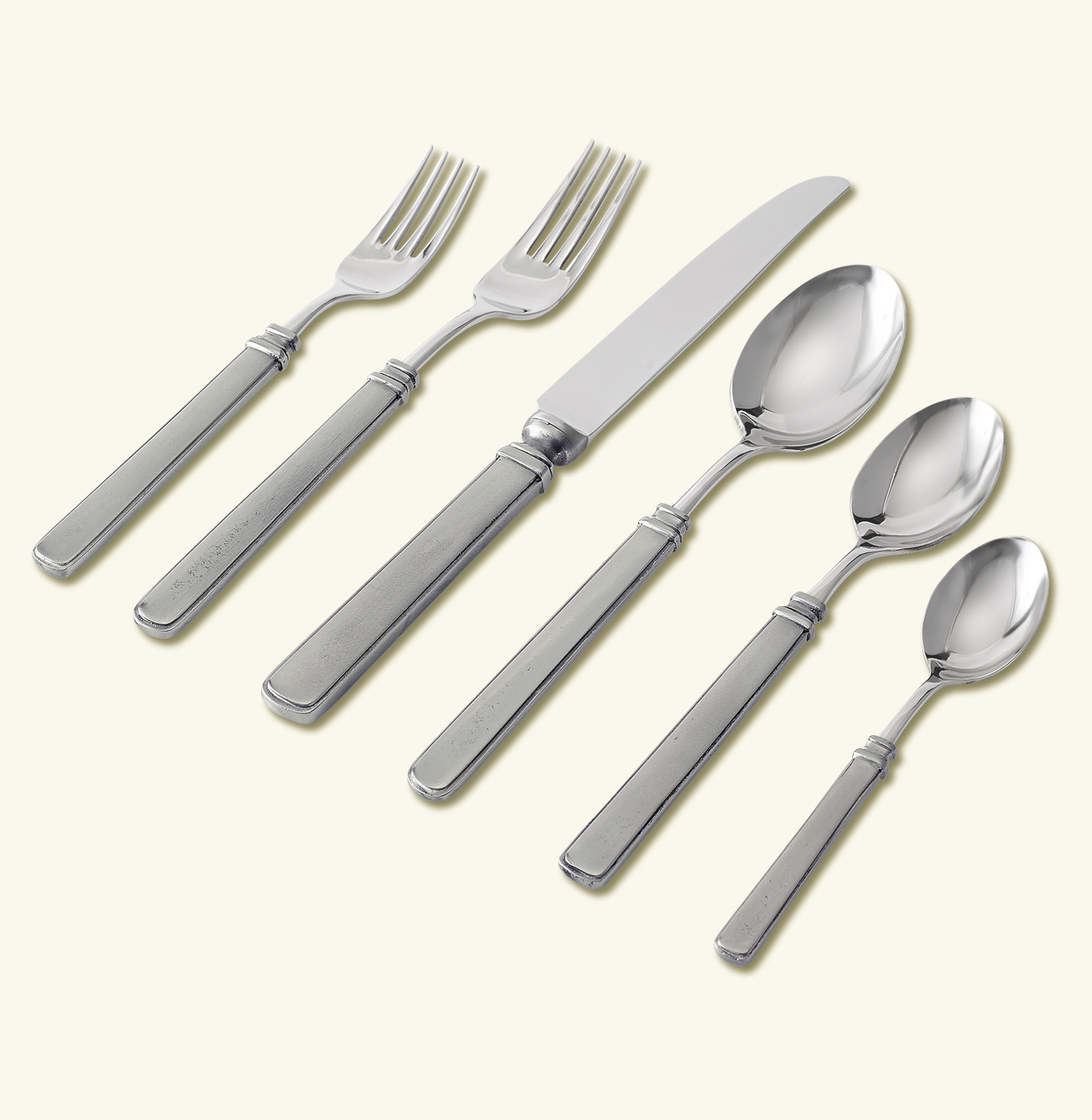 Gabriella Pewter Silverware by Match Pewter J Brulee home