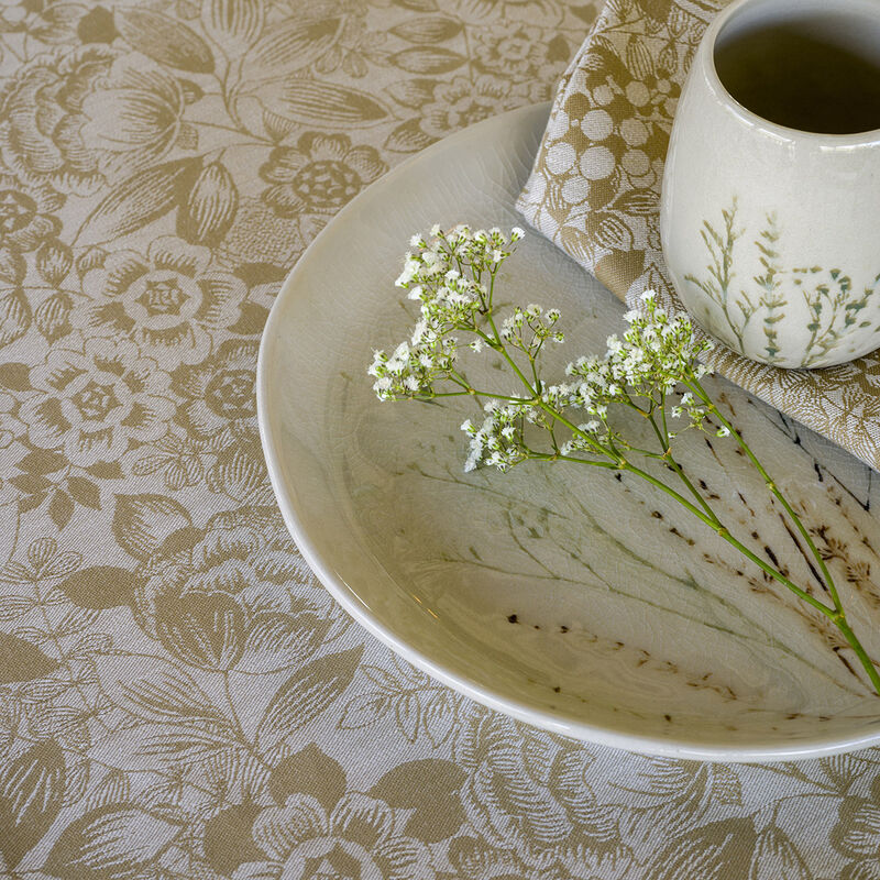 Le Jacquard Francais Osmose Cork Table Linens | J Brulee Home